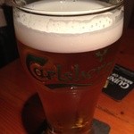 レストランバー YUME - カールスバーグの生ビール@800円