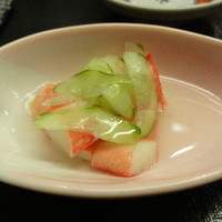 鮨処うえの - 蟹酢の物