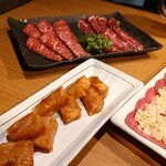 Yakiniku Taiyou - 肉が凍っていて、薄い。ミノはブロック状で何がなにやら？