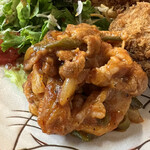 猫丸食堂 - ★国産豚のケチャップ炒め　
      これだけで白ごはん何杯でも頂ける感じ(^_^;)