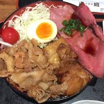 小塙 - 肉彩り丼 アップ！