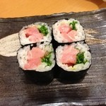 一心 - H.25.05.03.夜 ねぎとろ巻 600円