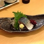 一心 - H.25.05.03.夜 鯖きずし 500円