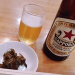 博風 - 瓶ビール550円（税込）　