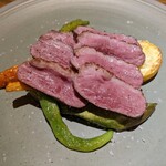 グランディール - 料理写真:鴨胸肉のロースト