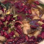 故郷味 上野店 - 辛い魚のスープ。やみつき！