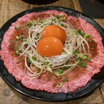 焼肉ホルモン 風土. - 黒毛和牛カルパッチョ＠1,599円