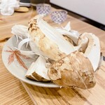 蕎麦割烹  倉田 - フライ調理前