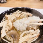 蕎麦割烹  倉田 - 松茸、及び、鱧の温汁蕎麦