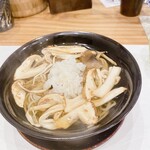蕎麦割烹  倉田 - 松茸、及び、鱧の温汁蕎麦