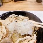 蕎麦割烹  倉田 - 松茸、及び、鱧の温汁蕎麦