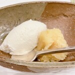 蕎麦割烹  倉田 - アイス＆芋クリーム