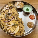 南インド家庭料理 インダスレイ - 月曜•火曜限定のマトン キーマ プラウ 税込1500円