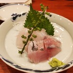 天婦羅 天良 - 菊コースのお刺身