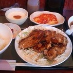 中国菜館 華蓮 - とんてき定食@980