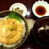 函館うに むらかみ 日本生命札幌ビル店 - スペシャル無添加生うに丼（2013.04）