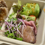 chawan - 肉三昧プレート Meat platter(¥2,270) ローストビーフ
