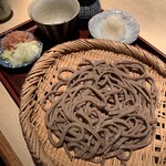 Teuchi Soba Katori An - ④せいろ二色1500円(田舎)