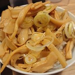 煮干そば 流。 - メンマめし ¥220