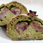 カミバン - 【2022.10】抹茶と栗のぱん(税込430円)