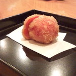 日本料理 たかむら - フルーツトマトのフライ