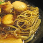 まりお流 - 黒小麦麺とホタテ