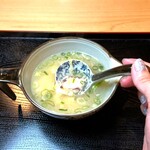 Iketa Ko Sousaku Ryouri Saru No Koshikake - 鶏ガラ玉子スープ