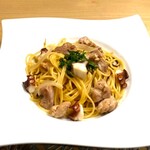 Japanese-style pasta with chicken