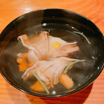 日本料理 たかむら - 毛蟹真丈と天然舞茸の椀