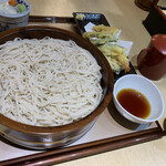 Juuwari Soba Rifuan - 更科もりそば 天ぷら付き 990円^ ^