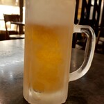 神戸元町ドリア - 生ビールはキンキンの状態で‼️