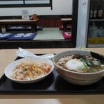 Matsuyan - とろろ芋入りラーメン（小盛ヤキメシセット）　