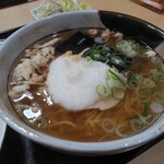 松やん - とろろ芋入りラーメン（小盛ヤキメシセット）　