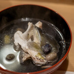 うを徳 - 2022.10 黒枝豆入りシマアジ潮汁