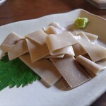 ふか沢 - そば刺身　300円