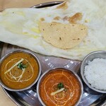 インド・ネパール料理アーシャ - ダブルカレーセット