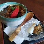 ふか沢 - ミニ和牛スジカレー　500円