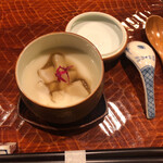 おか田 - かぶと帆立貝ののすり流し