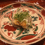 おか田 -  どんこ椎茸のソースと甘鯛