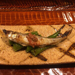 おか田 - 本ししゃも酒盗焼き