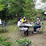 Nagasao Tei - 庭でも食事できます