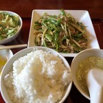 中国菜館煌華 - 青椒肉絲定食