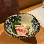 鮮魚と鰻 清流満月 野毛 - お任せ料理 三品(一皿目)