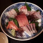 多助割烹 - 刺身盛り合わせ