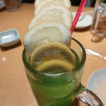 大衆スタンド 神田屋 - メロンのタワーレモンサワー