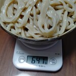 武蔵野うどん 麦わら - しっかりと冷水で〆るとコシが出ました