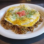 廣島田村商店 - 焼きそば　ホルモントッピング　1,060円