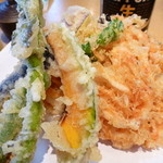 丸屋 - 2013,May　生桜海老のかき揚げ800円