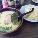 長浜や - チャーハンセット（博多ラーメン＋チャーハン）