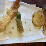 みなみ庵 - 天ぷらそば　写真撮るの忘れて食べちゃった。